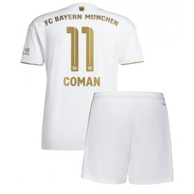 Baby Fußballbekleidung Bayern Munich Kingsley Coman #11 Auswärtstrikot 2022-23 Kurzarm (+ kurze hosen)